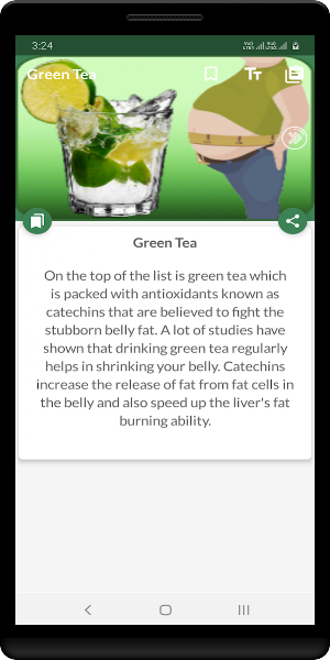 Drink to lose Belly Fat Screenshot 1