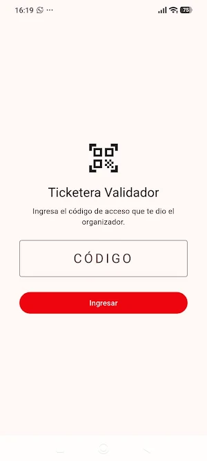 Ticketera Validador Screenshot 1