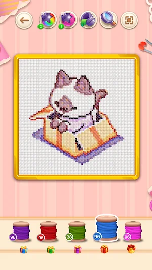 Craft Cross Stitch: Pixel Art Screenshot 2
