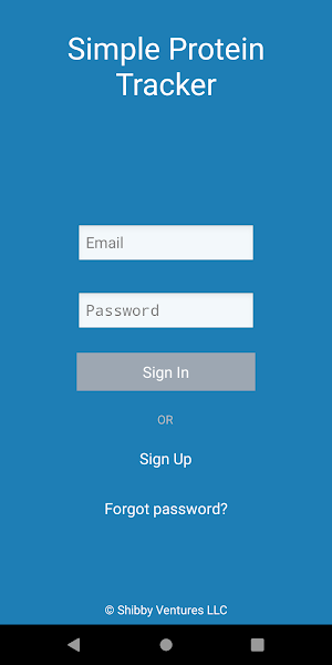 Simple Protein Tracker Screenshot 0