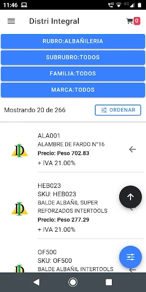 Distribuidora Integral Ferretería Sanitarios Screenshot 1