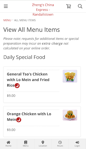 Zheng's China Exp Randallstown Screenshot 1