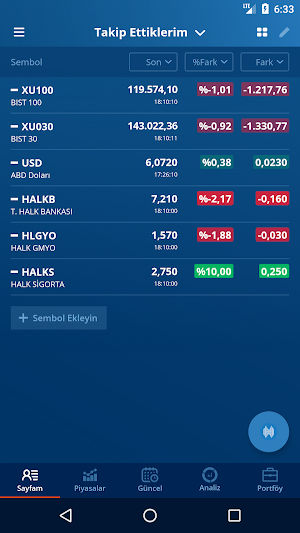 Halk Trader Mobile Screenshot 0