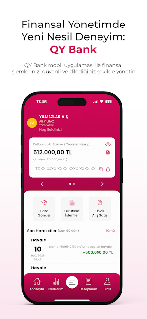 QY Bank Screenshot 1