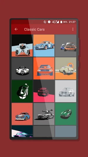 Classic Cars Wallpaper Art Screenshot 0