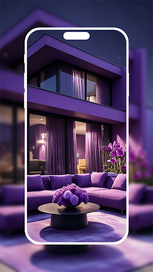 Purple Aesthetic Wallpapers 4K Screenshot 1