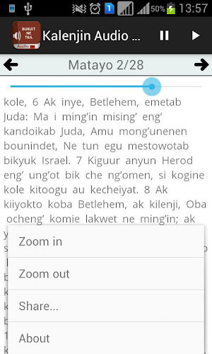 Kalenjin Audio Bible - NT Screenshot 2