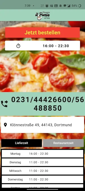 Pizzeria il Punto Screenshot 1