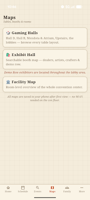 Gamehole Con Companion Screenshot 3