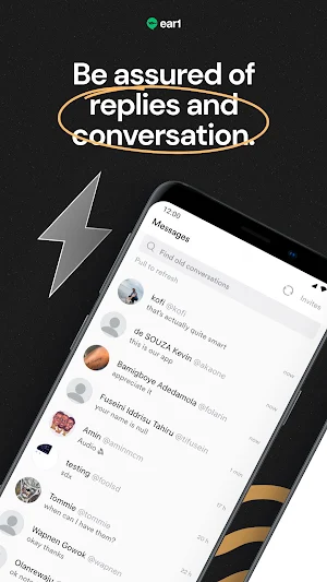 ear1 - talk to anyone Screenshot 1