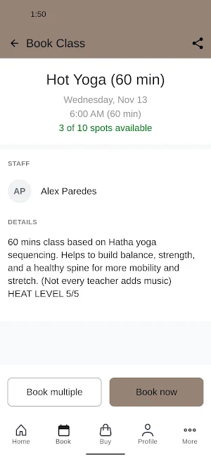 Seven Hot Yoga HIIT Pilates Screenshot 2