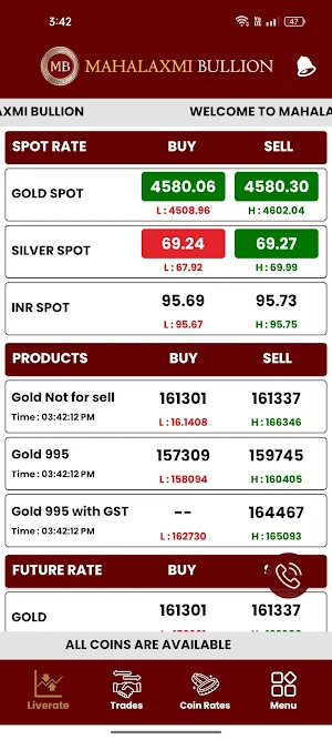 MAHALAXMI BULLION Screenshot 1