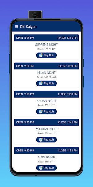 KM Kalyani Matka Results App Screenshot 1