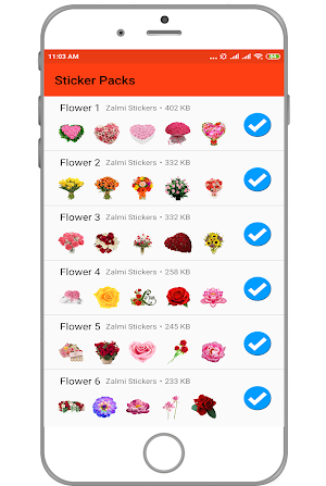 WAStickerApps - Flower Stickers for WA Screenshot 0