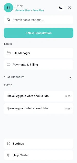 ClinicalAssistAI Screenshot 1