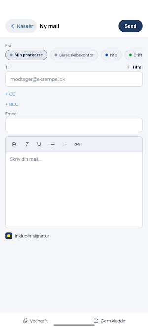 EMS Mail Screenshot 2