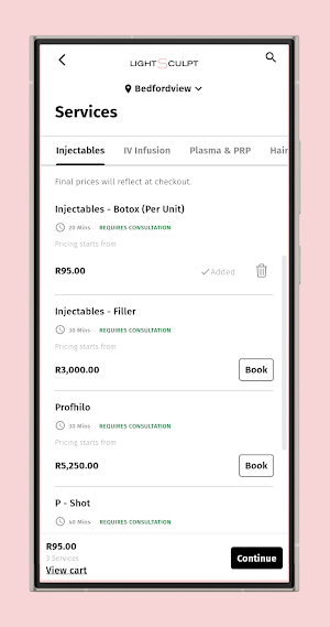 Lightsculpt Mobile Screenshot 2