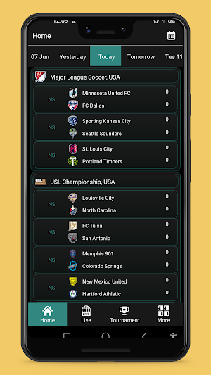 EH Football Score Screenshot 0