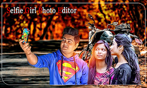 Selfie Girls Photo Editor Screenshot 0