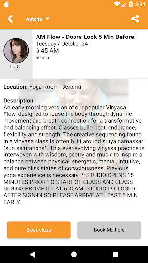 The Yoga Room Screenshot 3