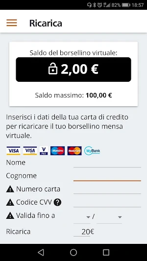 EDUCatt PayFood Screenshot 1