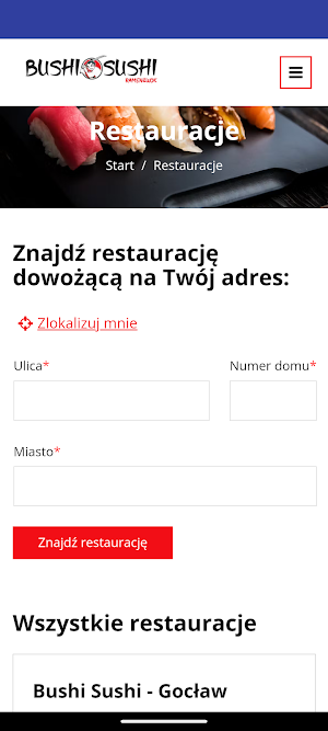 Bushi Sushi Warszawa Screenshot 0