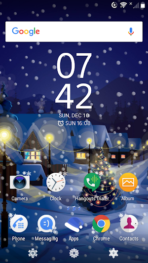 New Years holidays | Live Wallpaper | Xperia Theme Screenshot 0