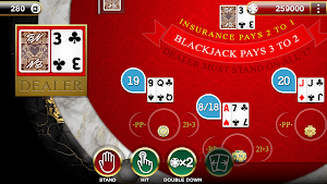 Blackjack Night Screenshot 0
