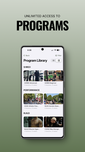 BUILTFROMZERO TRAINING APP Screenshot 1