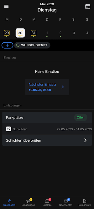 Timecount Mitarbeiter Screenshot 1