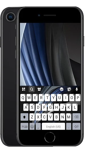 Simple Black 2020 Keyboard Theme Screenshot 0