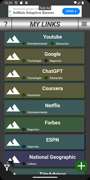 MyLinks Screenshot 0