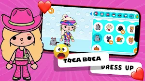 Toca Boca Barby Dress up image Screenshot 1