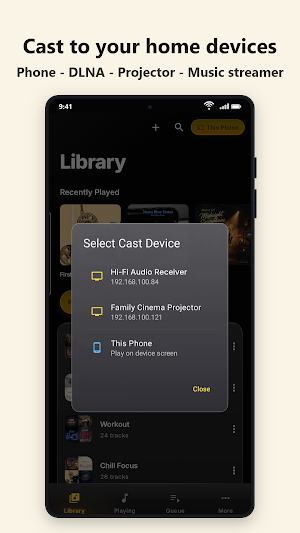 PhimCa: DLNA Cast NAS to TV Screenshot 1