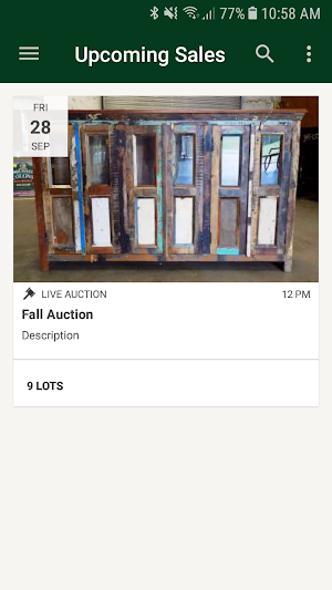 Southern Heirs Auction Screenshot 0