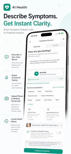 AI Health - Wellnote Screenshot 1