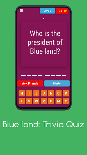 Blue Land: Trivia Quiz Screenshot 0