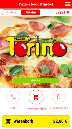 Pizzeria Torino Wilnsdorf Screenshot 0