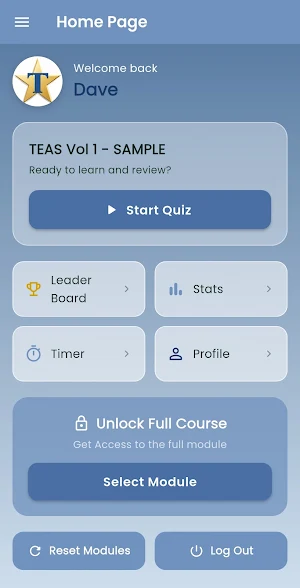 TEAS Science Q&A 2026 Screenshot 1