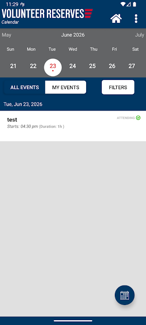 Volunteer Reserves Screenshot 3