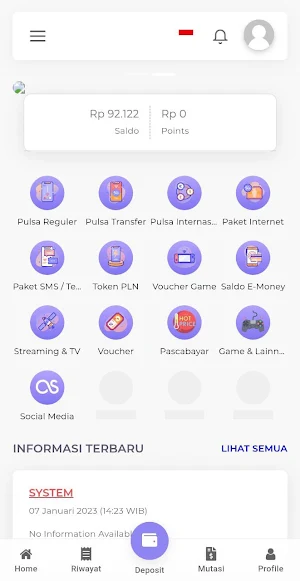 Mitra Reblioo: Pulsa & PPOB Screenshot 1