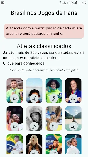 Brasil nos jogos de Paris 2024 Screenshot 0