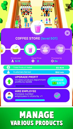 Idle Square Inc.: Mall Tycoon Screenshot 2