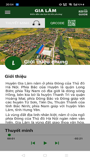 Gia Lâm Audio Guide Screenshot 3