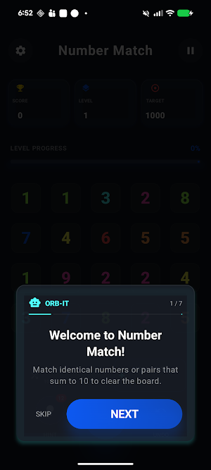 Number Match Screenshot 1