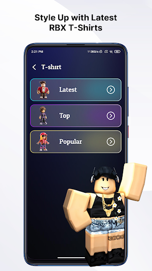 Rbx Clothes Maker: Skin Editor Screenshot 1
