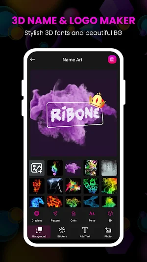 3D Name Art - 3D Logo maker Screenshot 2