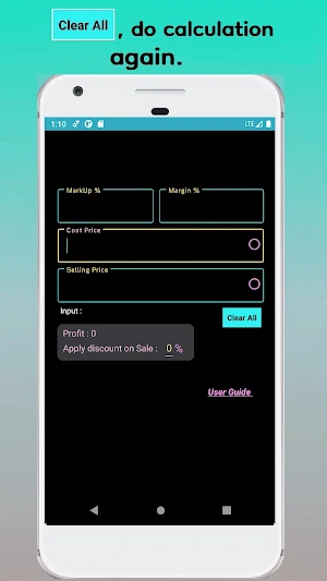 Markup Margin - Calculator Screenshot 3