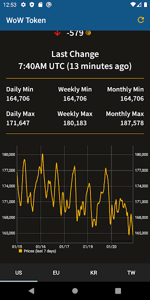 WoW Token Screenshot 1