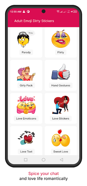 Adult Emoji Dirty Stickers Screenshot 1